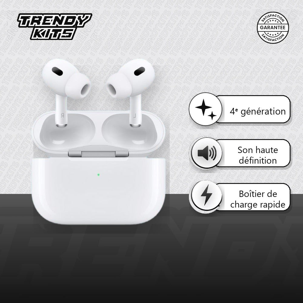 Écouteurs TrendyKits 4ᵉ génération avec boîtier de charge