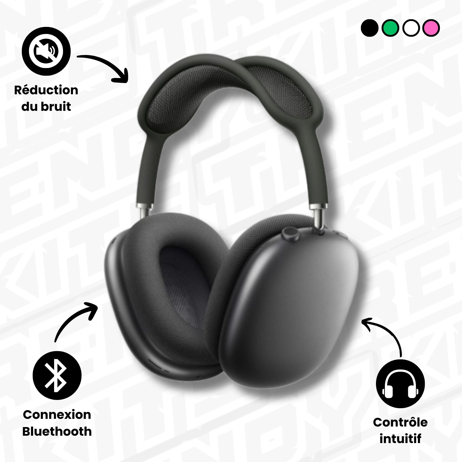 TRENDYKITS | CASQUE BLUETHOOTH & ÉCOUTEURS CONNÉCTÉS