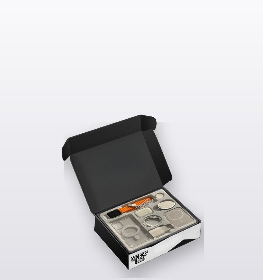 Coffret TrendyKits ouvert avec ses accessoires