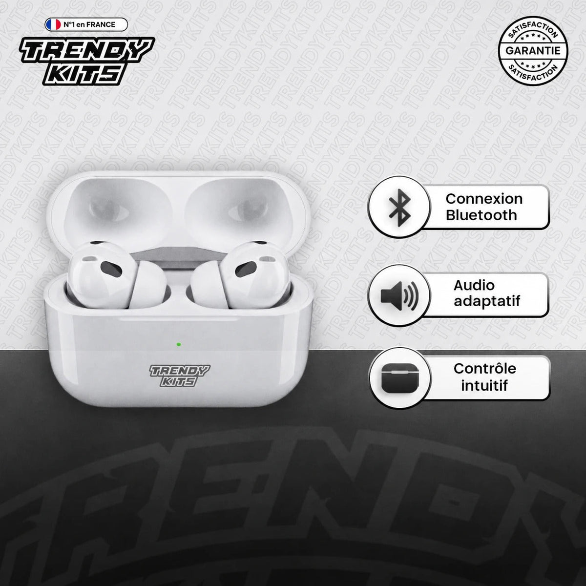 Ecouteurs inclus dans le coffret TrendyKits