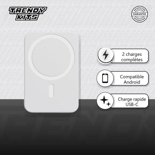 Batterie externe TrendyKits pour Android, charge rapide USB-C